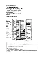 Предварительный просмотр 2 страницы Whirlpool EDl9VK Use And Care Manual