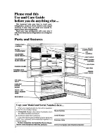 Preview for 2 page of Whirlpool EF19MK Use & Care Manual