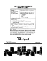 Preview for 16 page of Whirlpool EF19MK Use & Care Manual