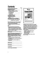 Preview for 2 page of Whirlpool EH050FX Use & Care Manual