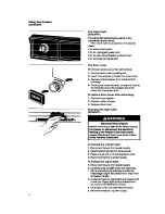 Preview for 6 page of Whirlpool EH050FX Use & Care Manual