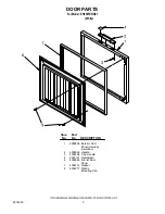 Предварительный просмотр 3 страницы Whirlpool EH050FXRQ01 Parts List