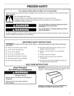 Preview for 3 page of Whirlpool EH101FXMQ01 Use & Care Manual