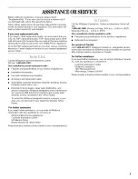 Preview for 9 page of Whirlpool EH101FXMQ01 Use & Care Manual