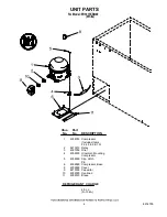 Предварительный просмотр 4 страницы Whirlpool EH101FXRQ00 Parts List