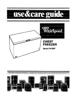 Предварительный просмотр 1 страницы Whirlpool EH180F Use & Care Manual