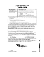 Предварительный просмотр 12 страницы Whirlpool EH180F Use & Care Manual