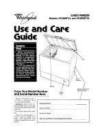 Предварительный просмотр 1 страницы Whirlpool EHO60FXL Use And Care Manual