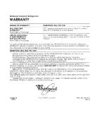 Предварительный просмотр 20 страницы Whirlpool EL02CCXJW Use And Care Manual