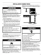 Предварительный просмотр 3 страницы Whirlpool EL02CCXPB00 Use & Care Manual