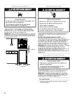 Предварительный просмотр 18 страницы Whirlpool EL02CCXPB00 Use & Care Manual