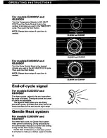 Preview for 12 page of Whirlpool EL4030V Use And Care Manual