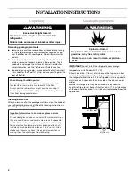 Предварительный просмотр 4 страницы Whirlpool EL7ATRRMQ00 Use & Care Manual