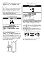 Preview for 4 page of Whirlpool EL7JWKLMQ02 Use & Care Manual