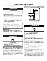 Предварительный просмотр 4 страницы Whirlpool EL87TRRRQ - on 35.3 Cu. Ft. SideKicks Use And Care Manual