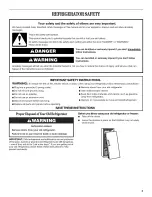 Preview for 3 page of Whirlpool EL87TRRRQ01 Use & Care Manual