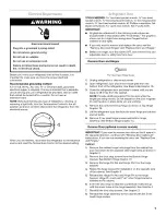 Preview for 5 page of Whirlpool EL87TRRRQ01 Use & Care Manual