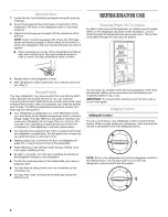 Preview for 8 page of Whirlpool EL87TRRRQ01 Use & Care Manual