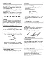 Preview for 9 page of Whirlpool EL87TRRRQ01 Use & Care Manual