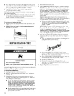 Preview for 10 page of Whirlpool EL87TRRRQ01 Use & Care Manual