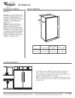 Whirlpool EL88TRRW - 4-2010 Product Dimensions preview