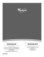 Preview for 1 page of Whirlpool EL88TRRWQ02 Use & Care Manual