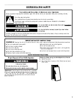 Preview for 3 page of Whirlpool  EL88TRRWS Refrigerator Use & Care Manual