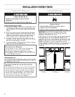 Предварительный просмотр 4 страницы Whirlpool  EL88TRRWS Refrigerator Use & Care Manual