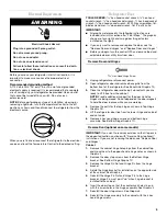 Preview for 5 page of Whirlpool  EL88TRRWS Refrigerator Use & Care Manual