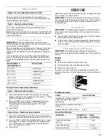 Preview for 15 page of Whirlpool ELECTRIC RANGE Use & Care Manual