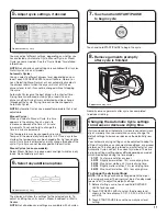 Предварительный просмотр 11 страницы Whirlpool ELECTRONIC DRYER Use & Care Manual