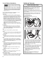 Предварительный просмотр 12 страницы Whirlpool ELECTRONIC DRYER Use & Care Manual