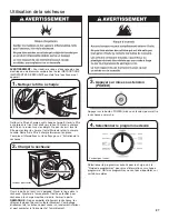 Предварительный просмотр 27 страницы Whirlpool ELECTRONIC DRYER Use & Care Manual