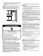 Предварительный просмотр 17 страницы Whirlpool ER8AHKXR Use & Care Manual