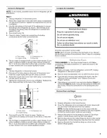 Предварительный просмотр 5 страницы Whirlpool ER8MHKXRB02 Use & Care Manual