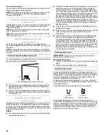 Предварительный просмотр 22 страницы Whirlpool ES5DVAXW User Instructions