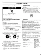 Preview for 3 page of Whirlpool ES5FHAXSQ00 Use & Care Manual