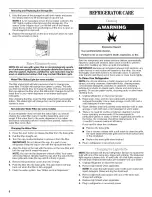 Preview for 6 page of Whirlpool ES5FHAXSQ00 Use & Care Manual