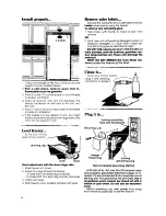 Preview for 4 page of Whirlpool Estate EV150E Use And Care Manual