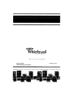 Предварительный просмотр 16 страницы Whirlpool Estate RF302EXP Use & Care Manual