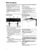 Preview for 2 page of Whirlpool Estate Series Use And Care Manual