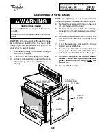 Preview for 51 page of Whirlpool ESTATE TES325E W Service Manual