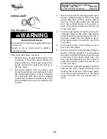 Preview for 61 page of Whirlpool ESTATE TES325E W Service Manual