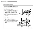 Preview for 22 page of Whirlpool ESTATE TES325GW0 Use & Care Manual