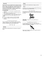 Предварительный просмотр 13 страницы Whirlpool ESTATE TUD8700RQ1 Use & Care Manual