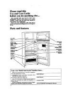 Предварительный просмотр 2 страницы Whirlpool ET12CC Use & Care Manual