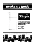 Предварительный просмотр 1 страницы Whirlpool ET12DC Use & Care Manual