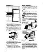 Предварительный просмотр 4 страницы Whirlpool ET12NC Use And Care Manual