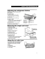 Preview for 11 page of Whirlpool ET14CKXE Use And Care Manual