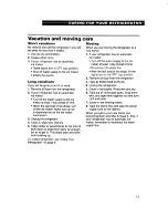 Preview for 17 page of Whirlpool ET14CKXE Use And Care Manual